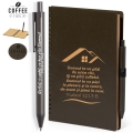 Notebook A5 cafea, cu mesaje crestine